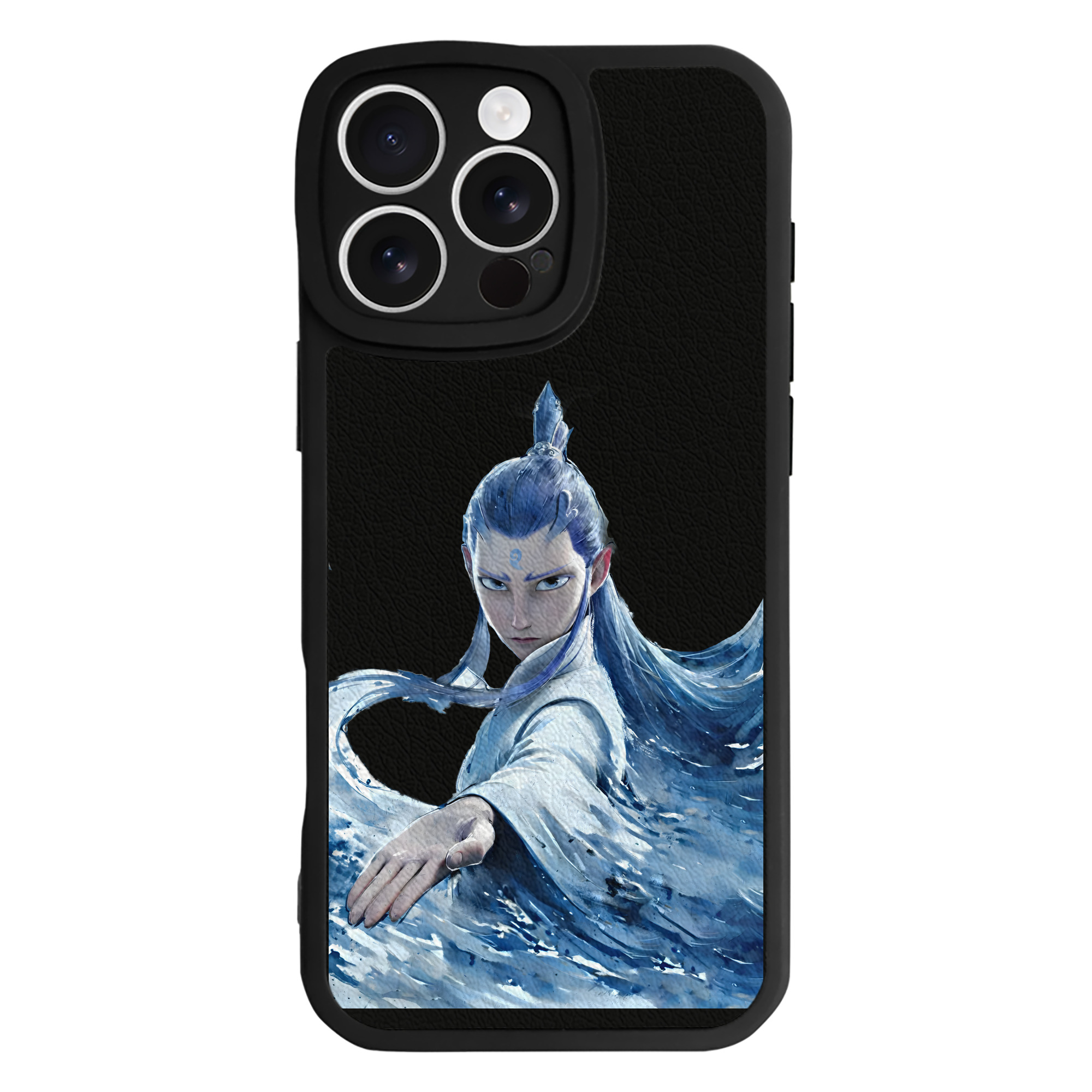 （画像用） Ne Zha 2 ナタ 魔童の大暴れ 【iPhone 16シリーズ対応】シリコンスマホケース（レザー調） 材質：シリコン